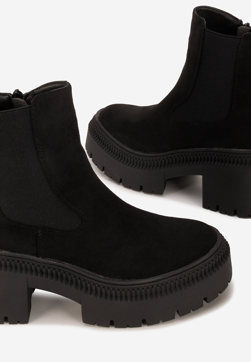 Ghete chelsea dama Mabelia negre