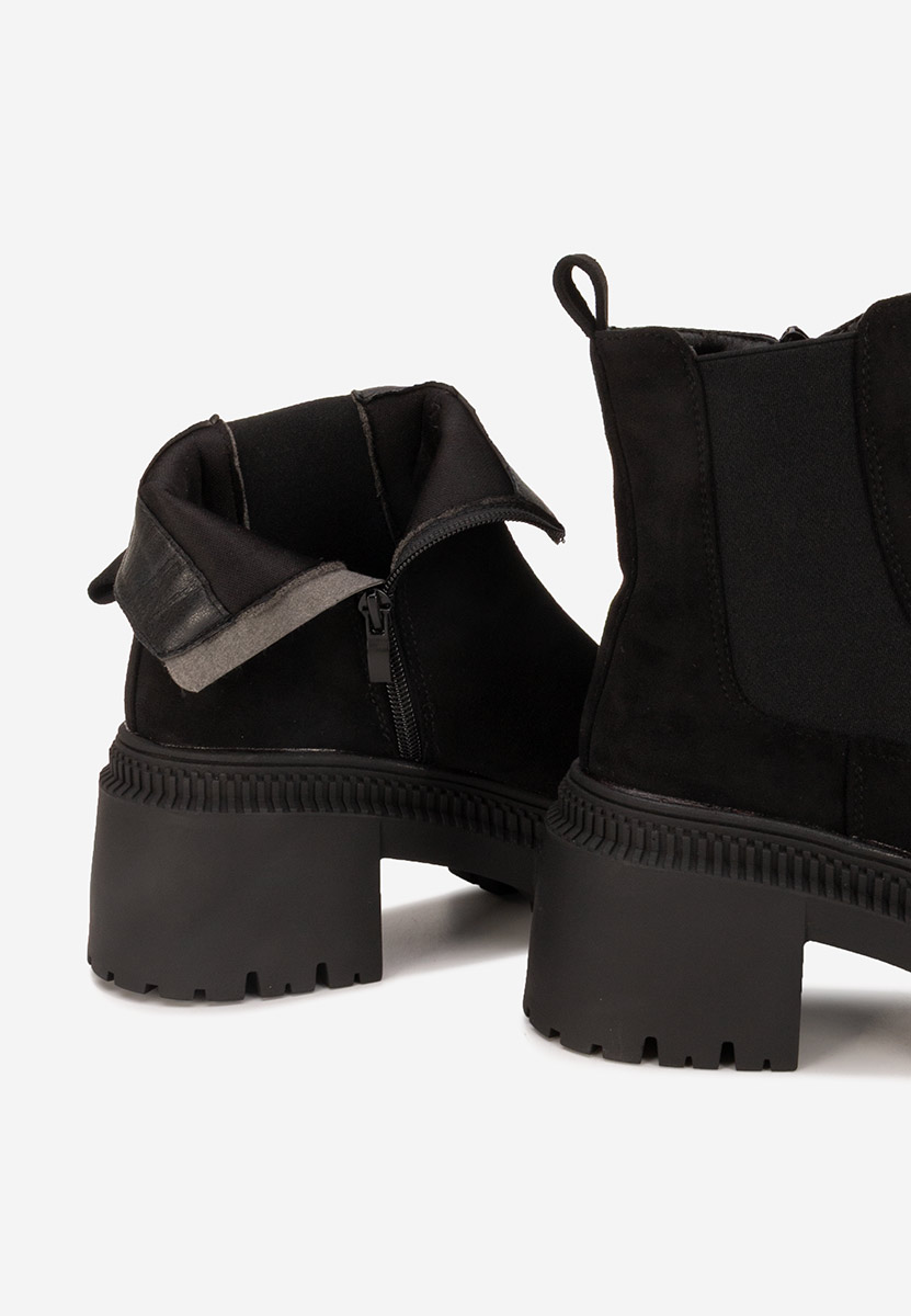 Ghete chelsea dama Mabelia negre