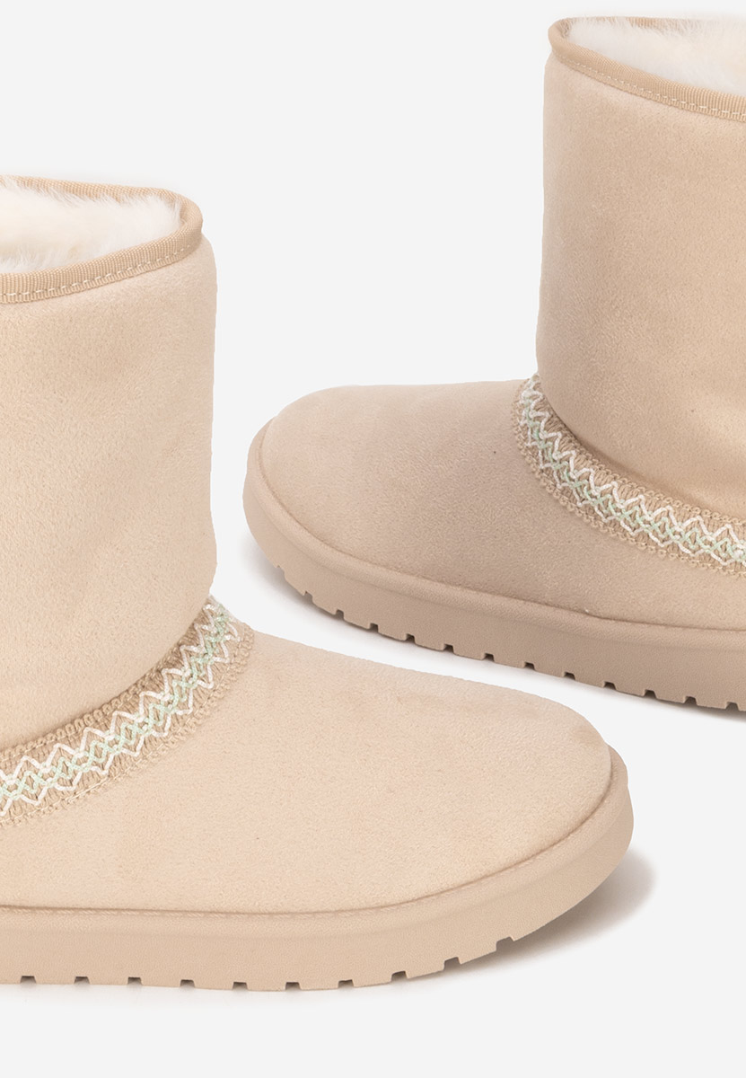 Cizme tip ugg Alura bej