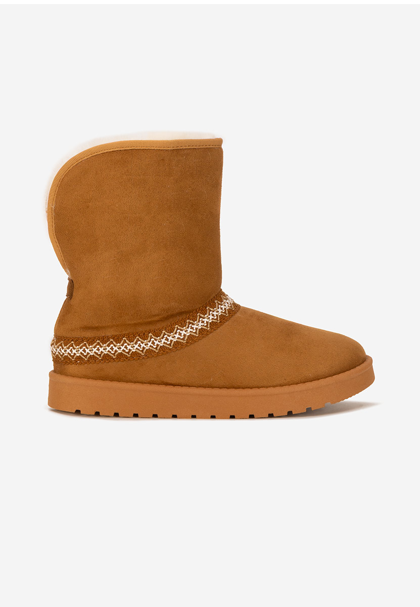 Cizme tip ugg Alura camel