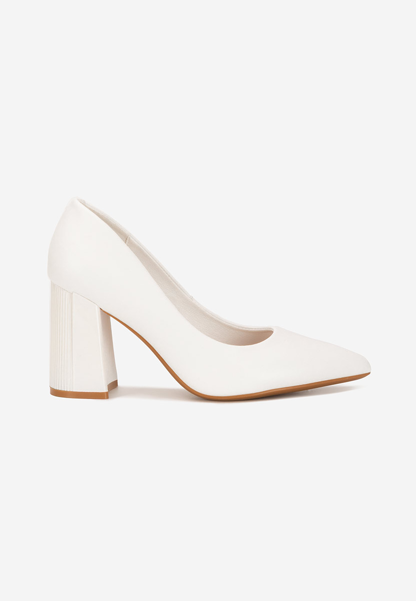 Pantofi dama piele Arianella albi