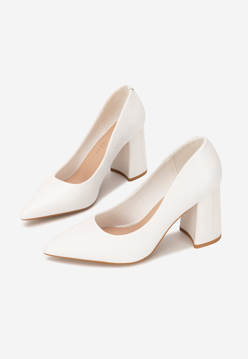Pantofi dama piele Arianella albi