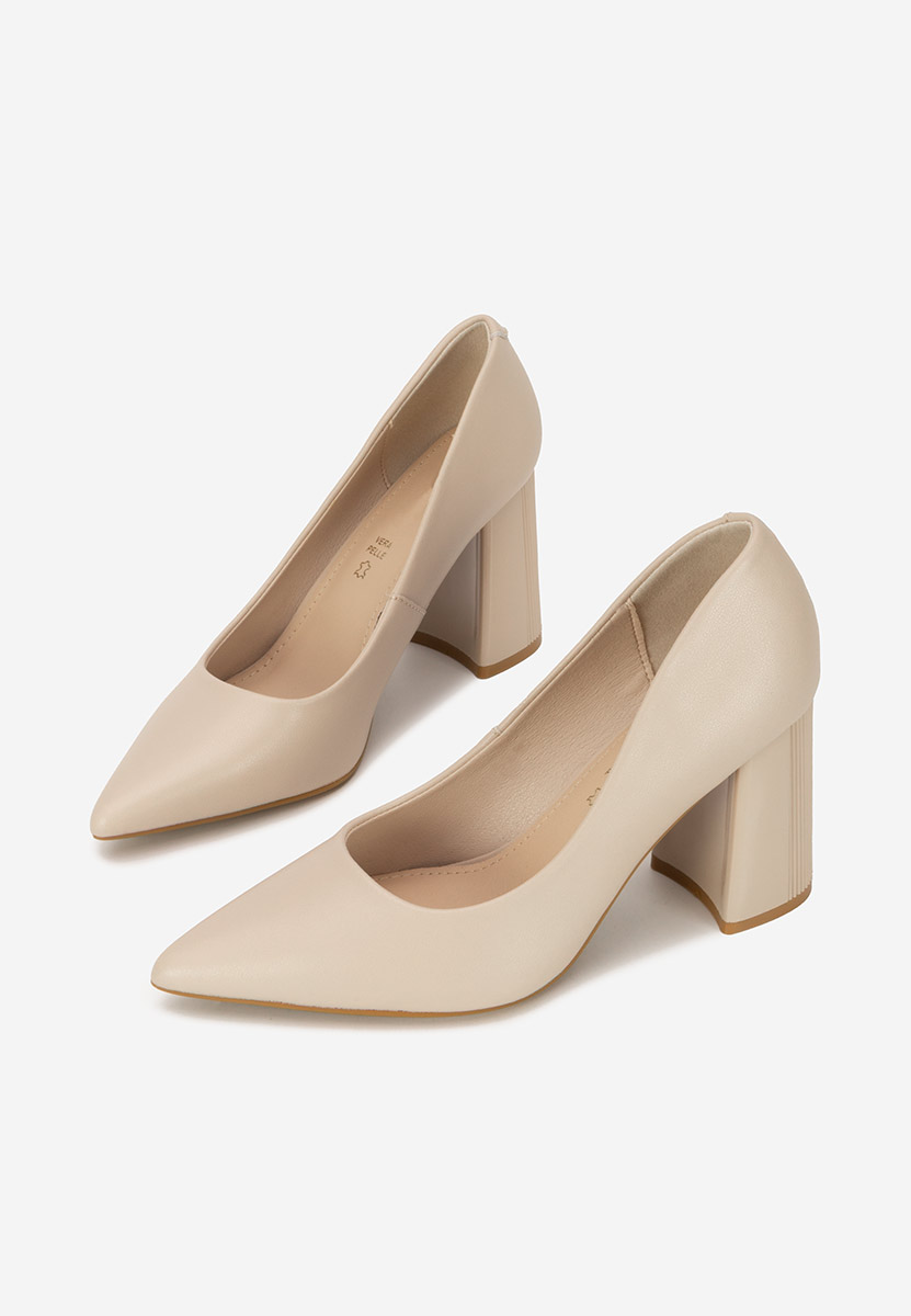 Pantofi dama piele Arianella nude