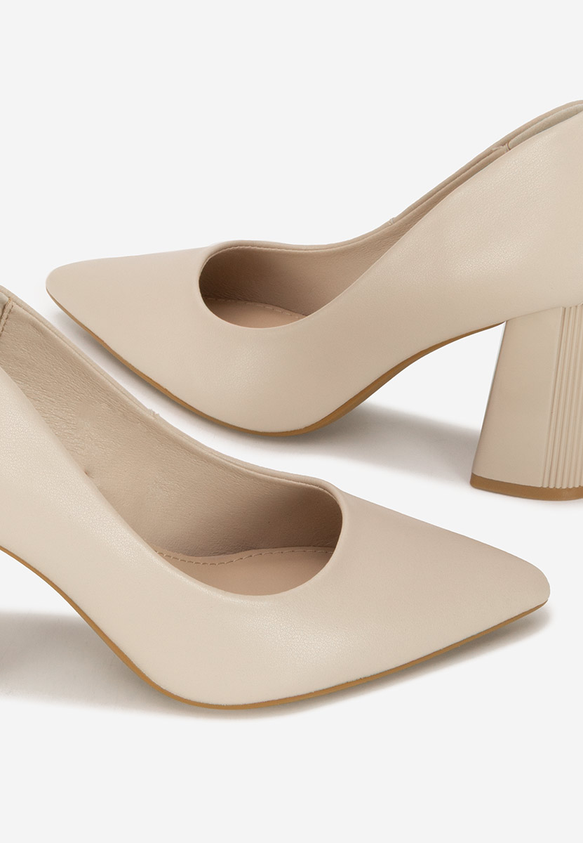 Pantofi dama piele Arianella nude