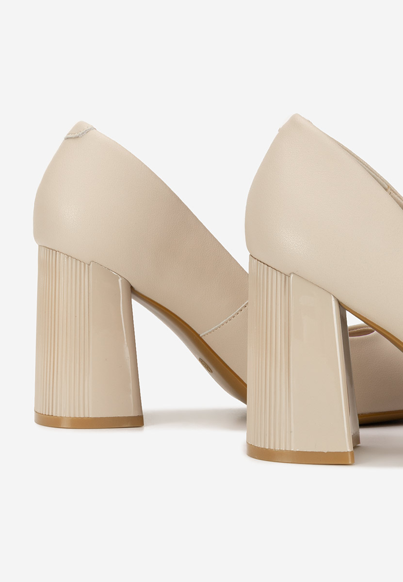 Pantofi dama piele Arianella nude