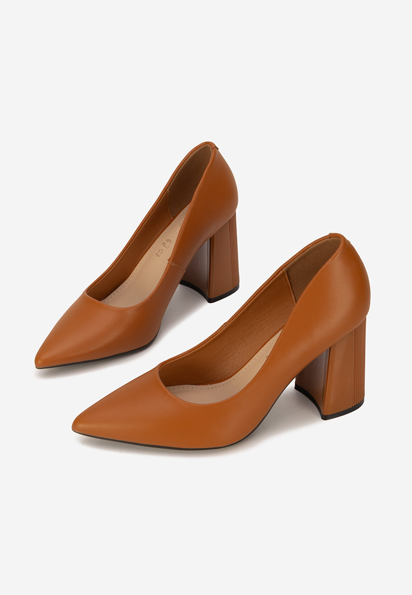 Pantofi dama piele Arianella camel