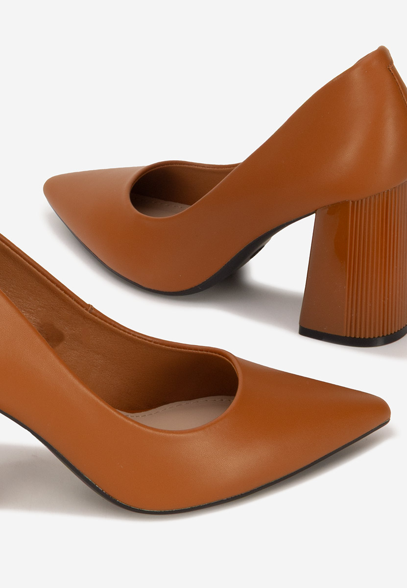 Pantofi dama piele Arianella camel