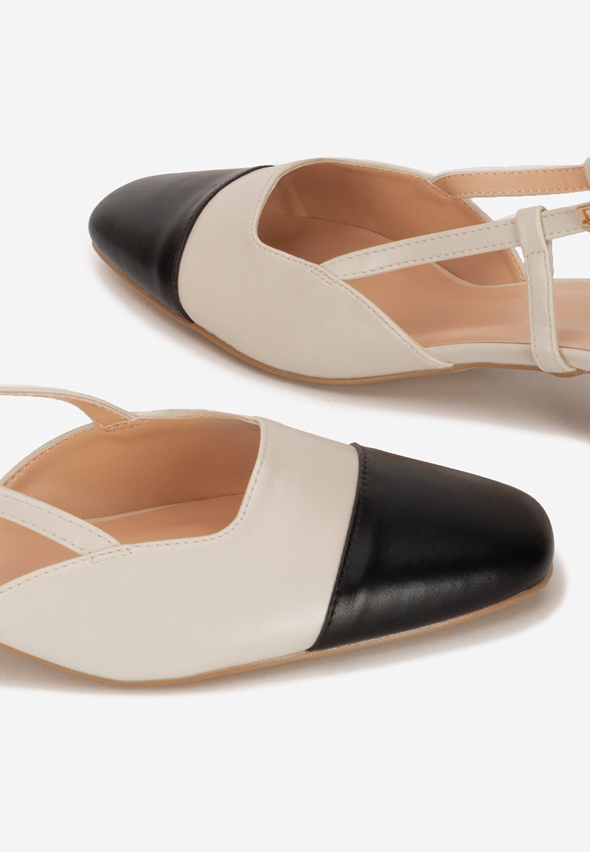 Pantofi slingback Nathrea bej