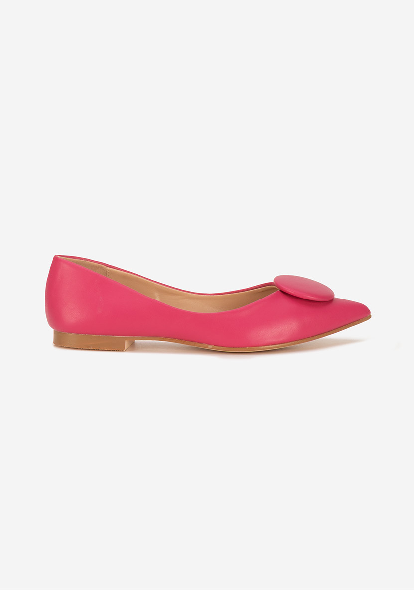 Balerini cu varf ascutit Delaia fucsia