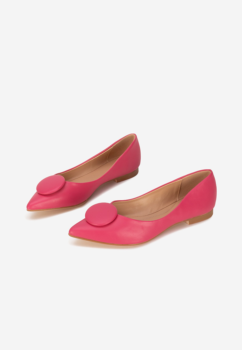 Balerini cu varf ascutit Delaia fucsia