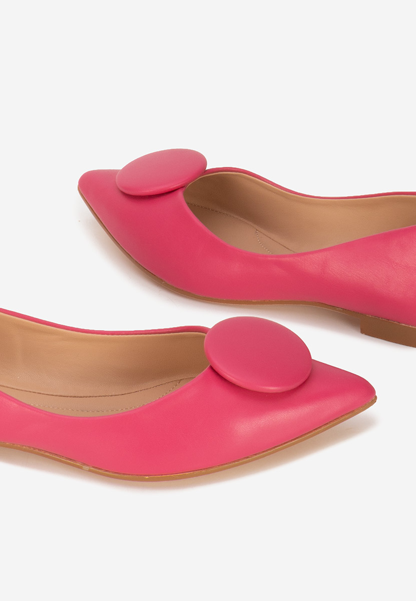 Balerini cu varf ascutit Delaia fucsia