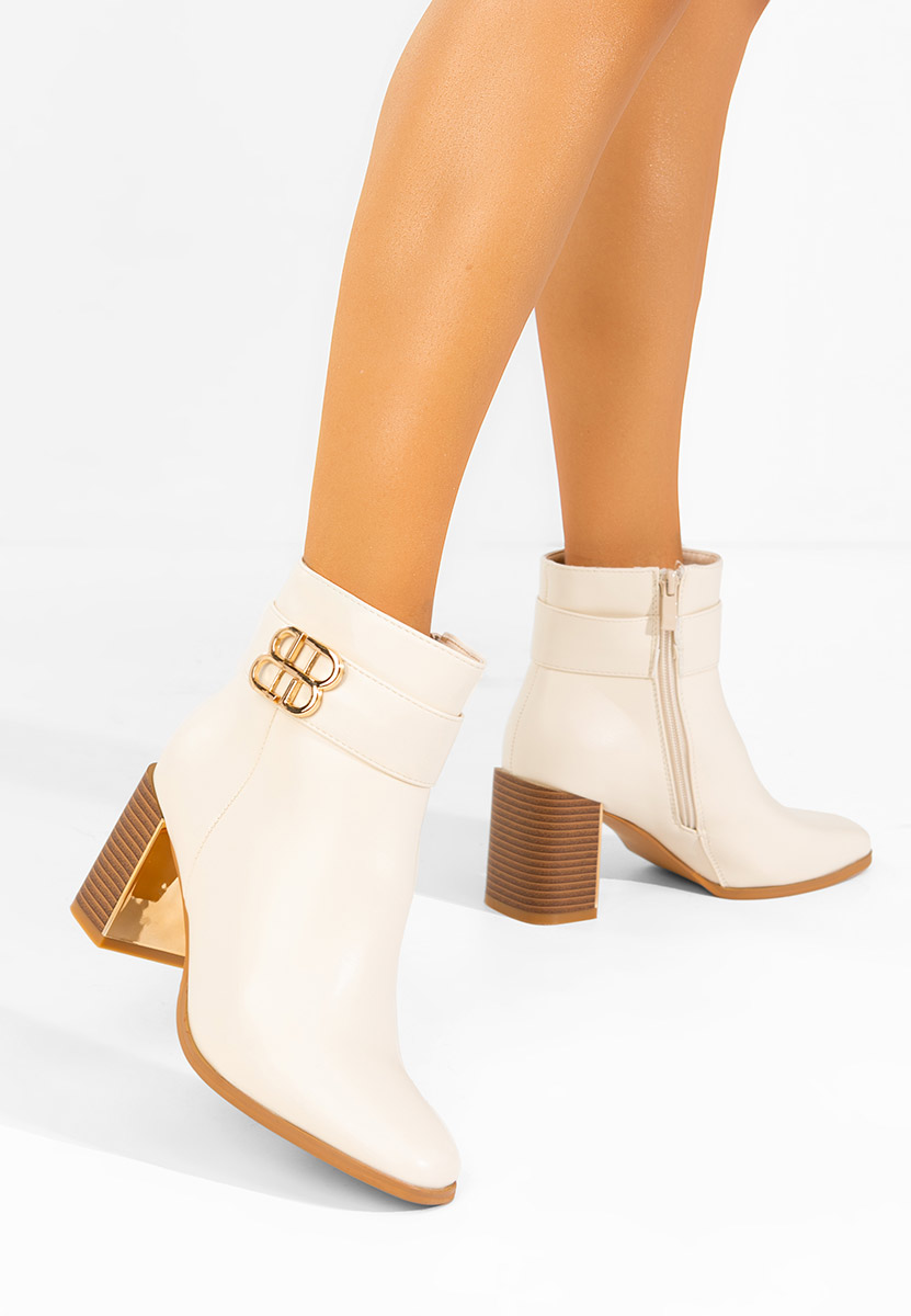 Botine dama elegante Bellanova bej
