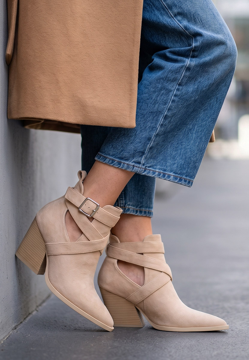 Botine de vara Rayana bej