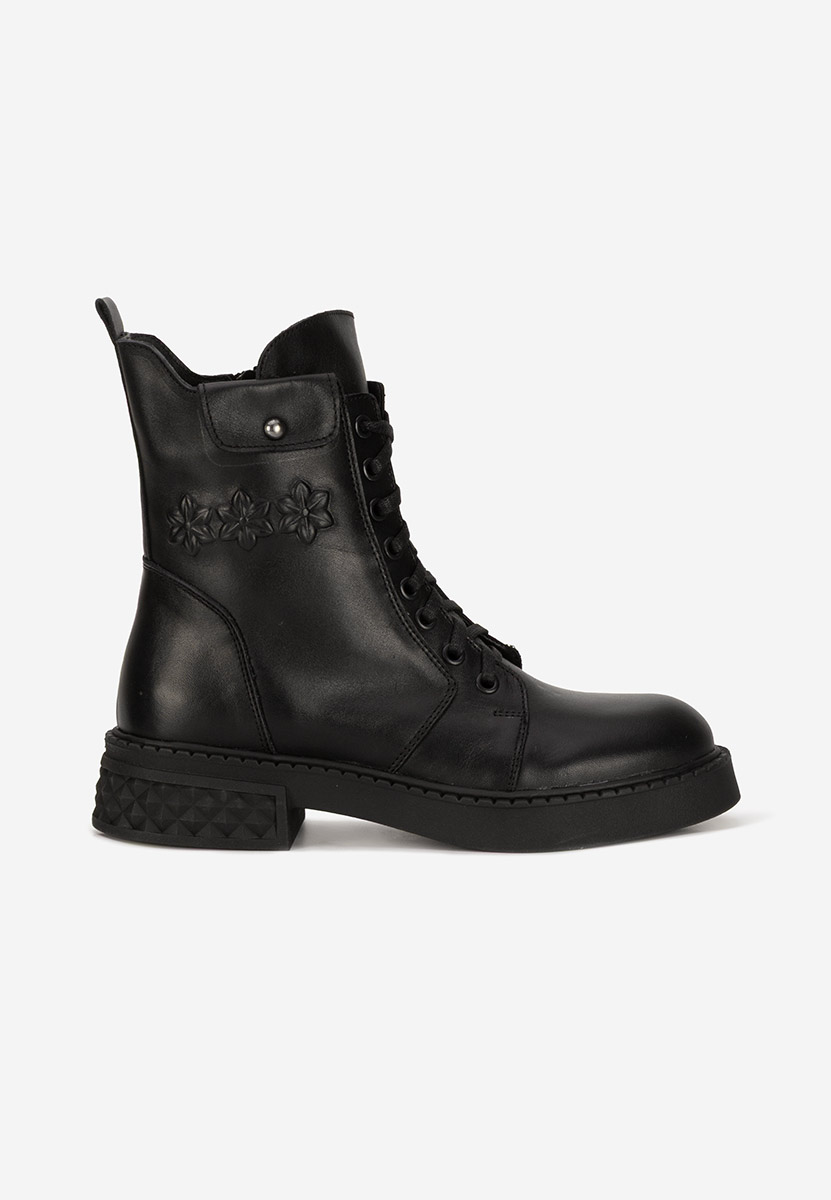 Ghete dama piele Jeraldine negre