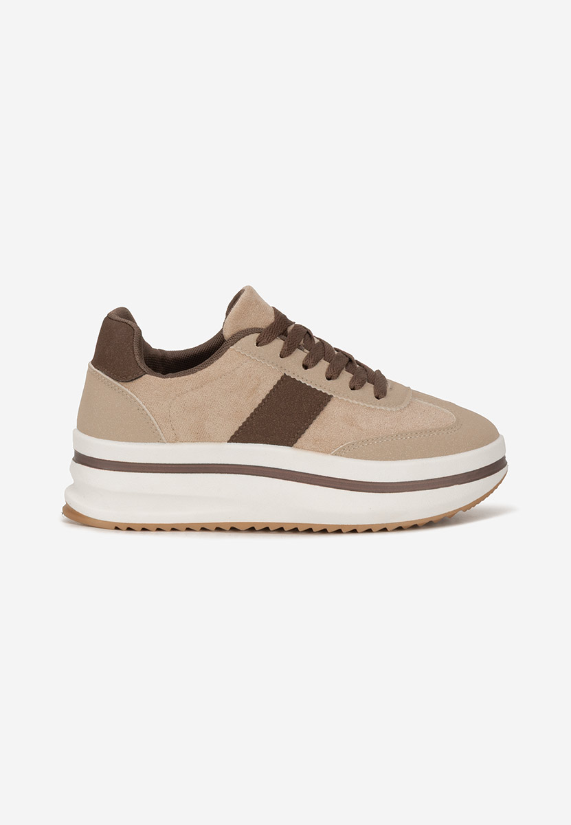 Sneakers cu platformă Zashia bej