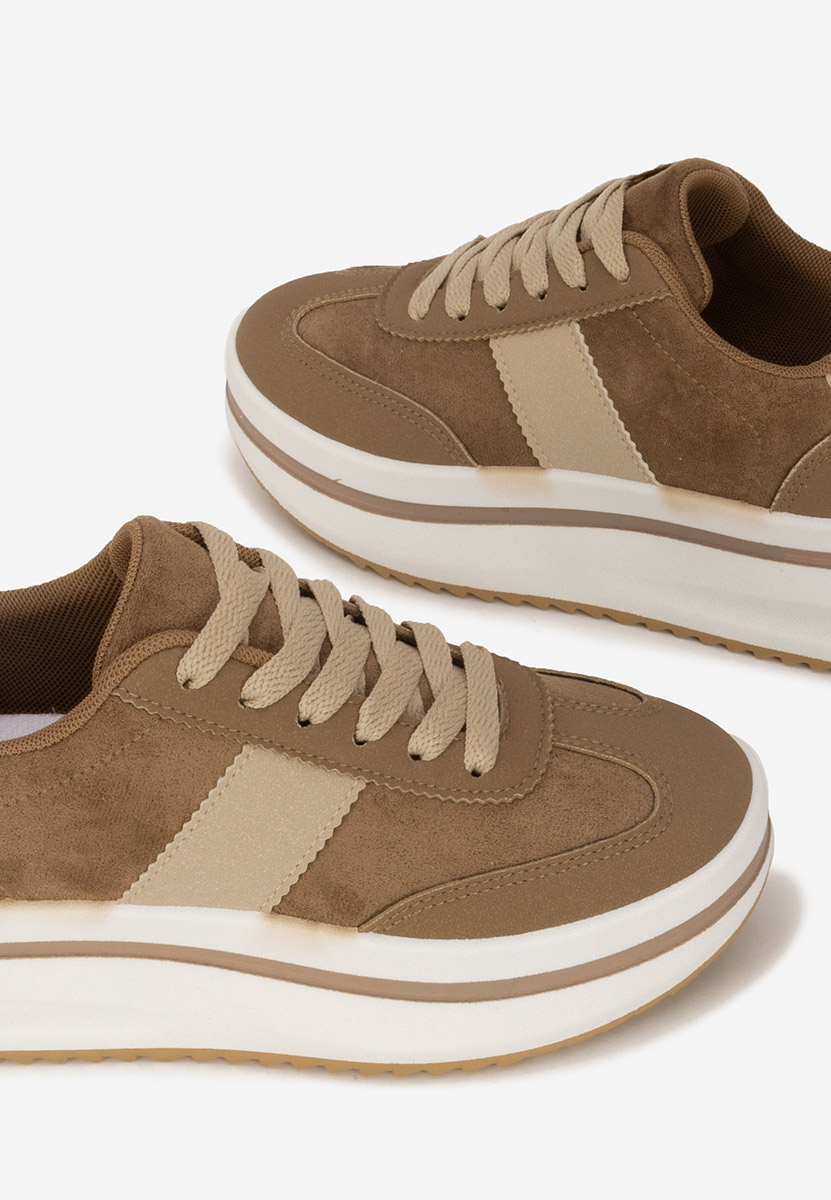 Sneakers cu platformă Zashia kaki