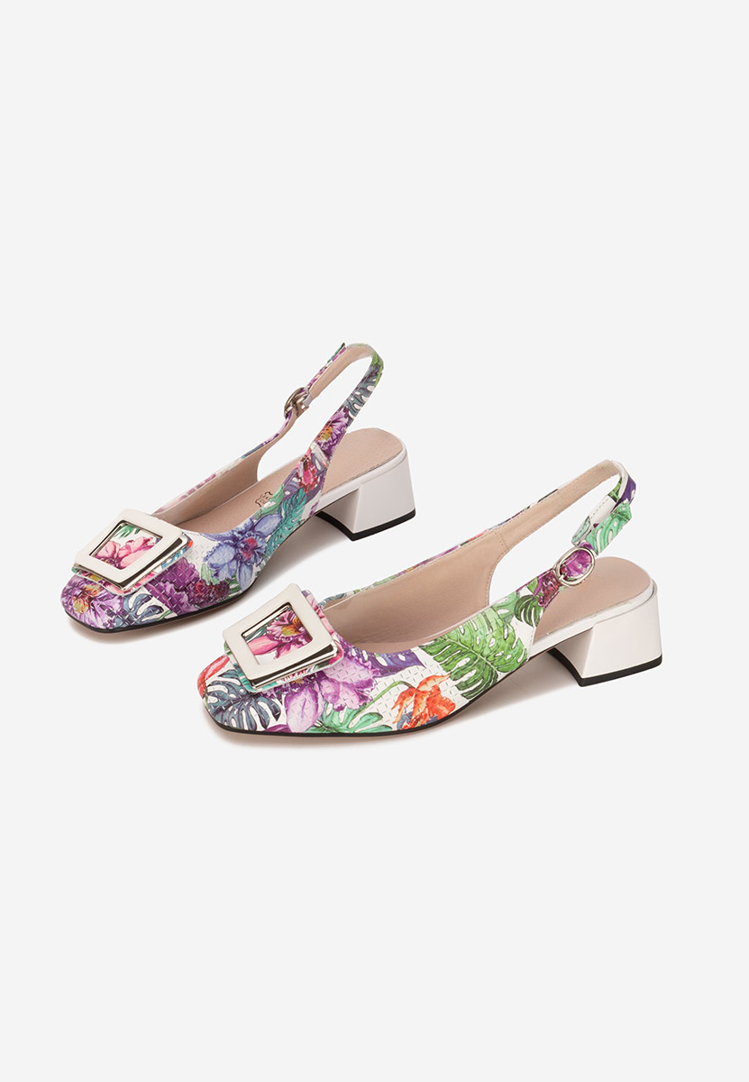 Pantofi slingback Belindia roz