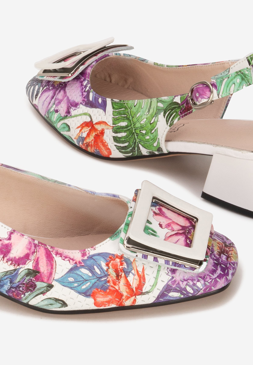 Pantofi slingback Belindia roz
