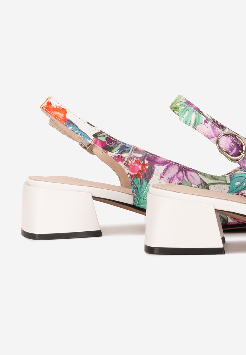 Pantofi slingback Belindia roz