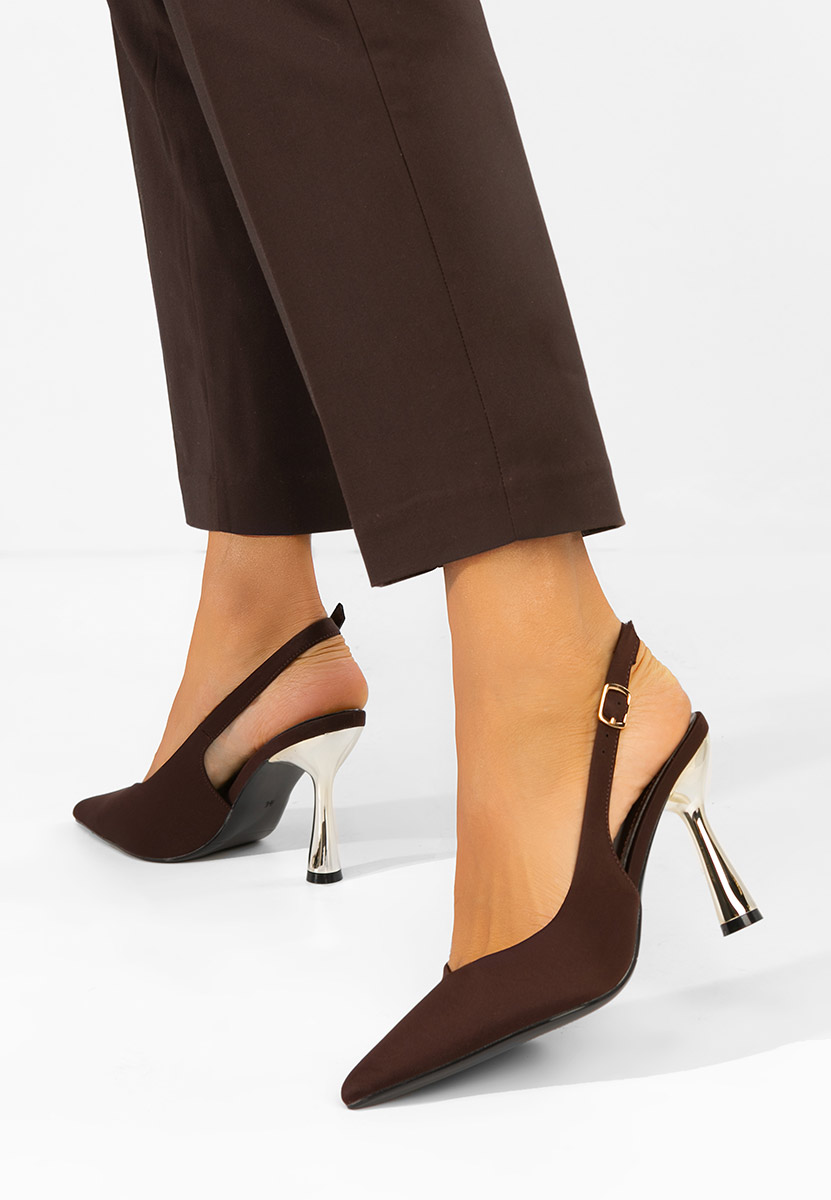 Pantofi slingback Anastassia maro