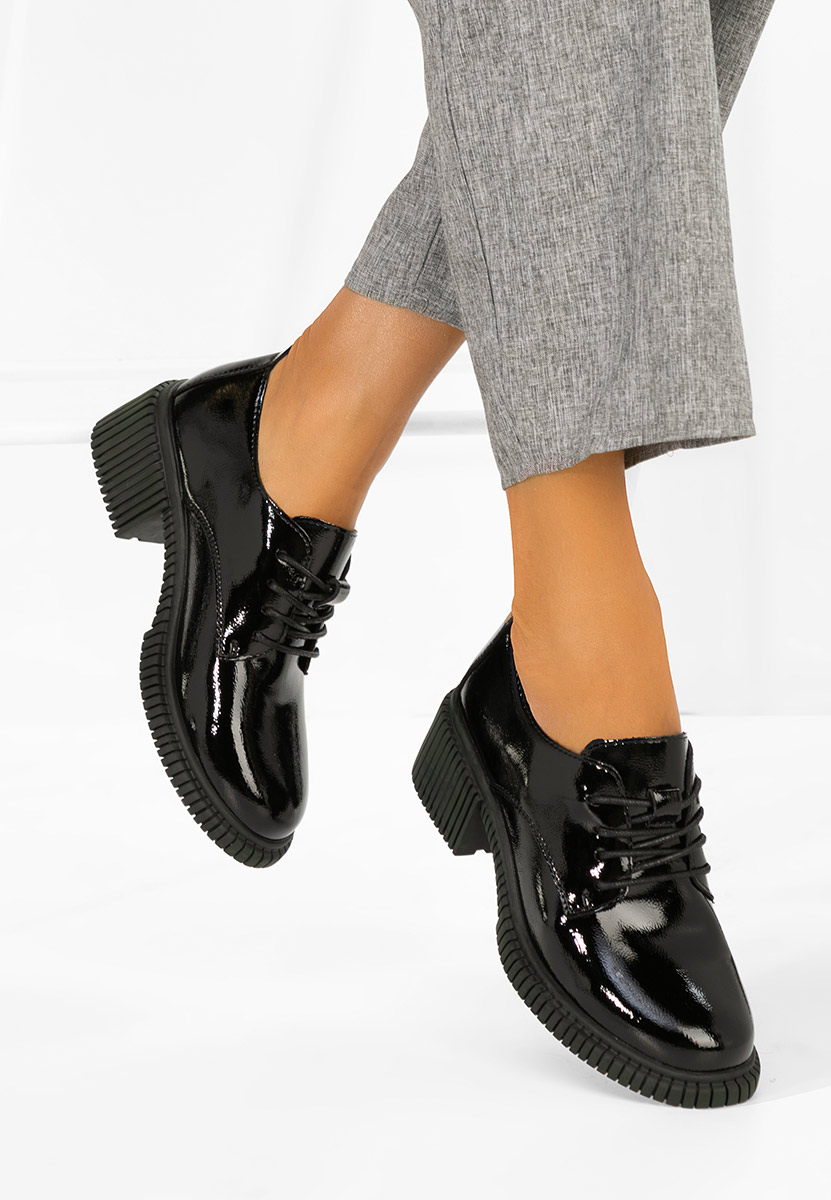 Pantofi casual dama piele Careya V2 negri
