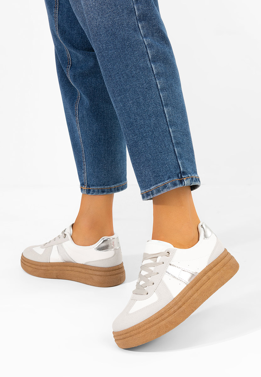 Sneakers dama Celestine V3 albi