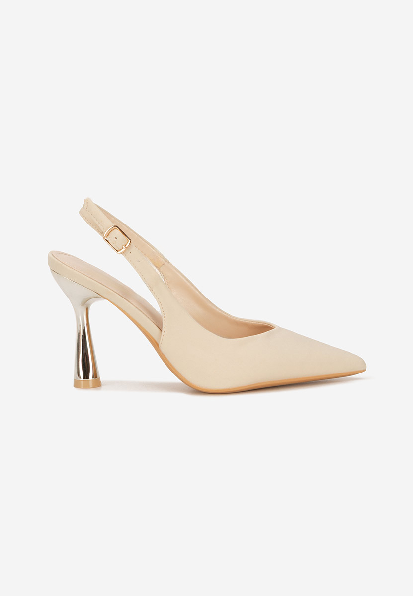 Pantofi slingback Anastassia bej