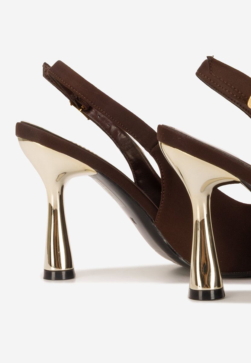 Pantofi slingback Anastassia maro