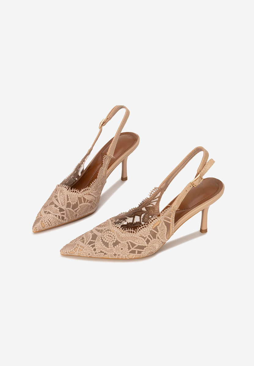 Pantofi slingback Carelia V2 bej