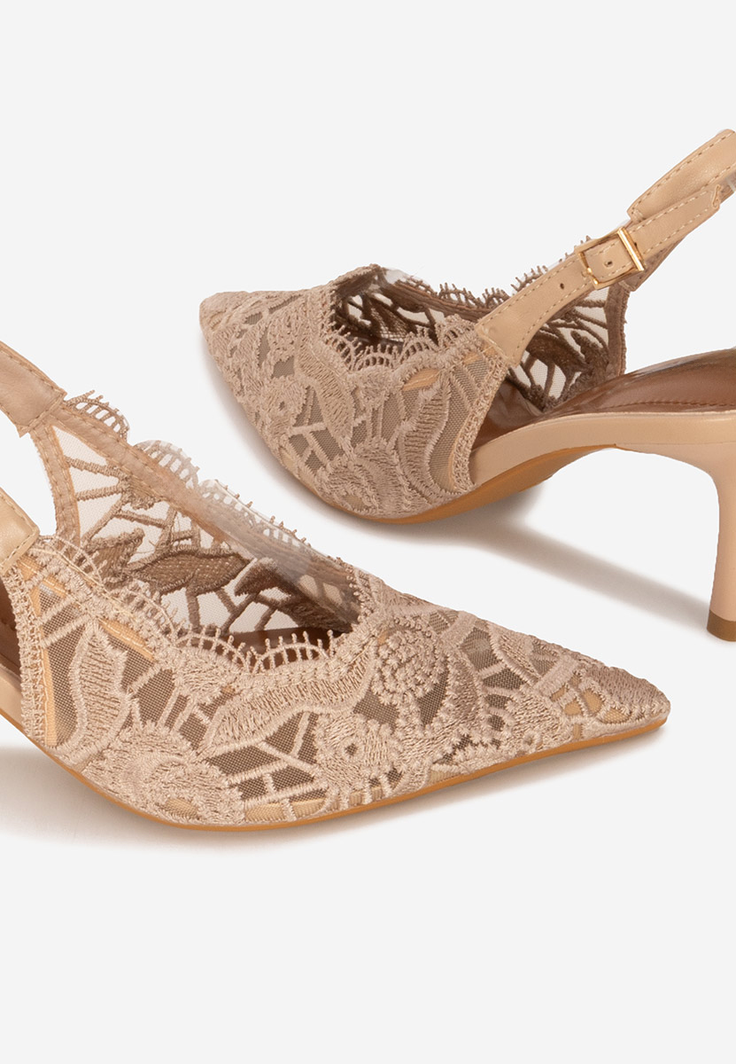 Pantofi slingback Carelia V2 bej