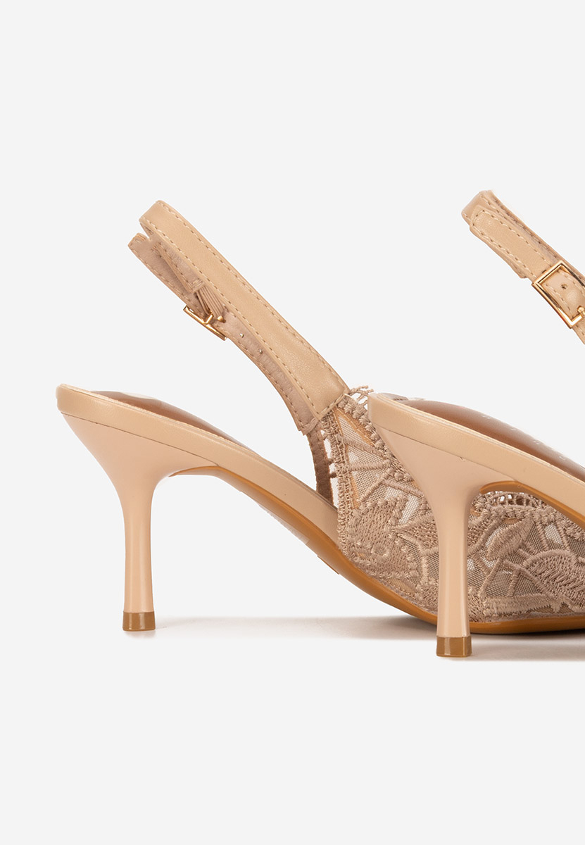Pantofi slingback Carelia V2 bej