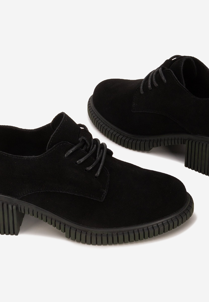 Pantofi casual dama piele Careya negri