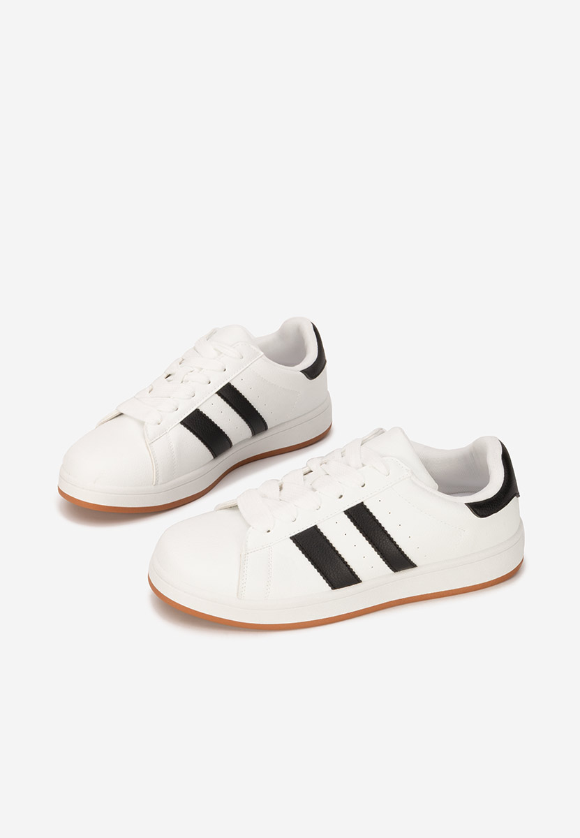Sneakers barbati Sergyu albi