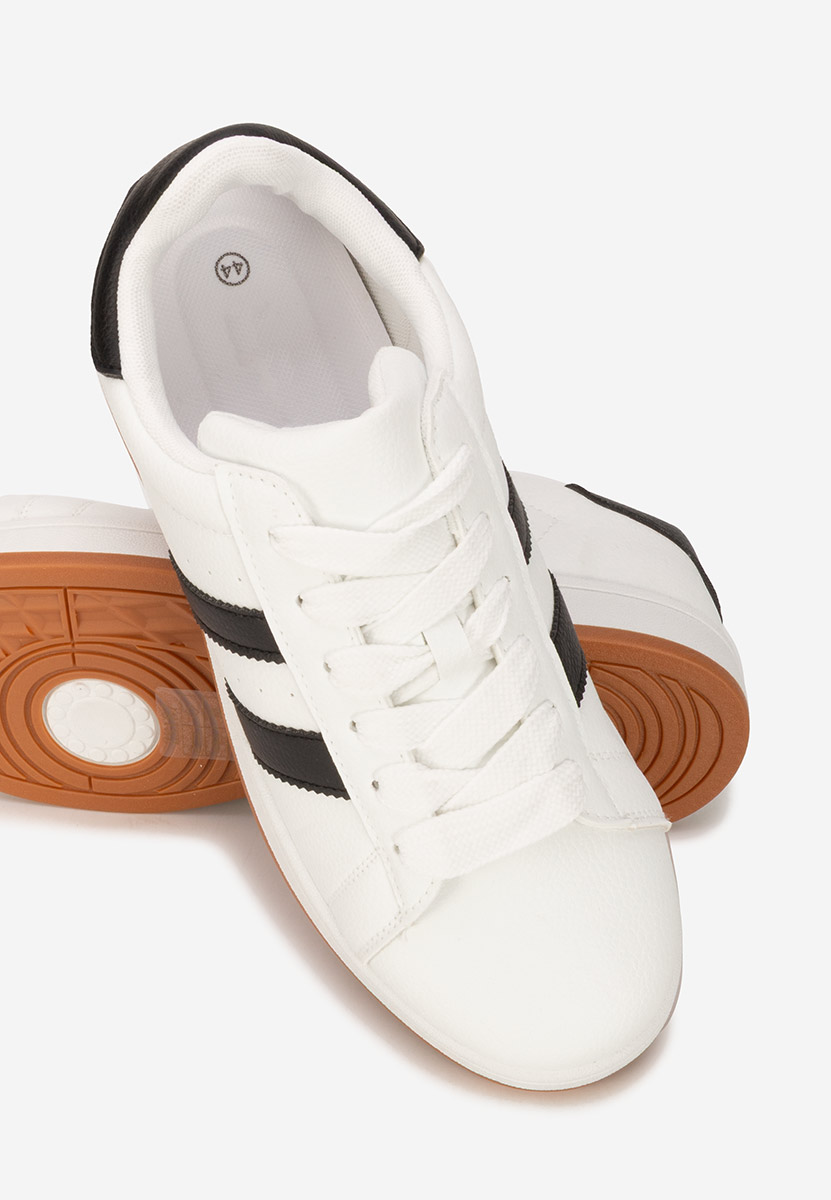 Sneakers barbati Sergyu albi