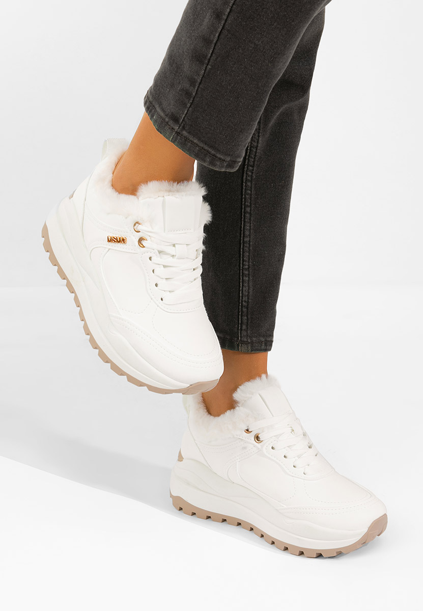 Sneakers cu platformă Misay V2 albi