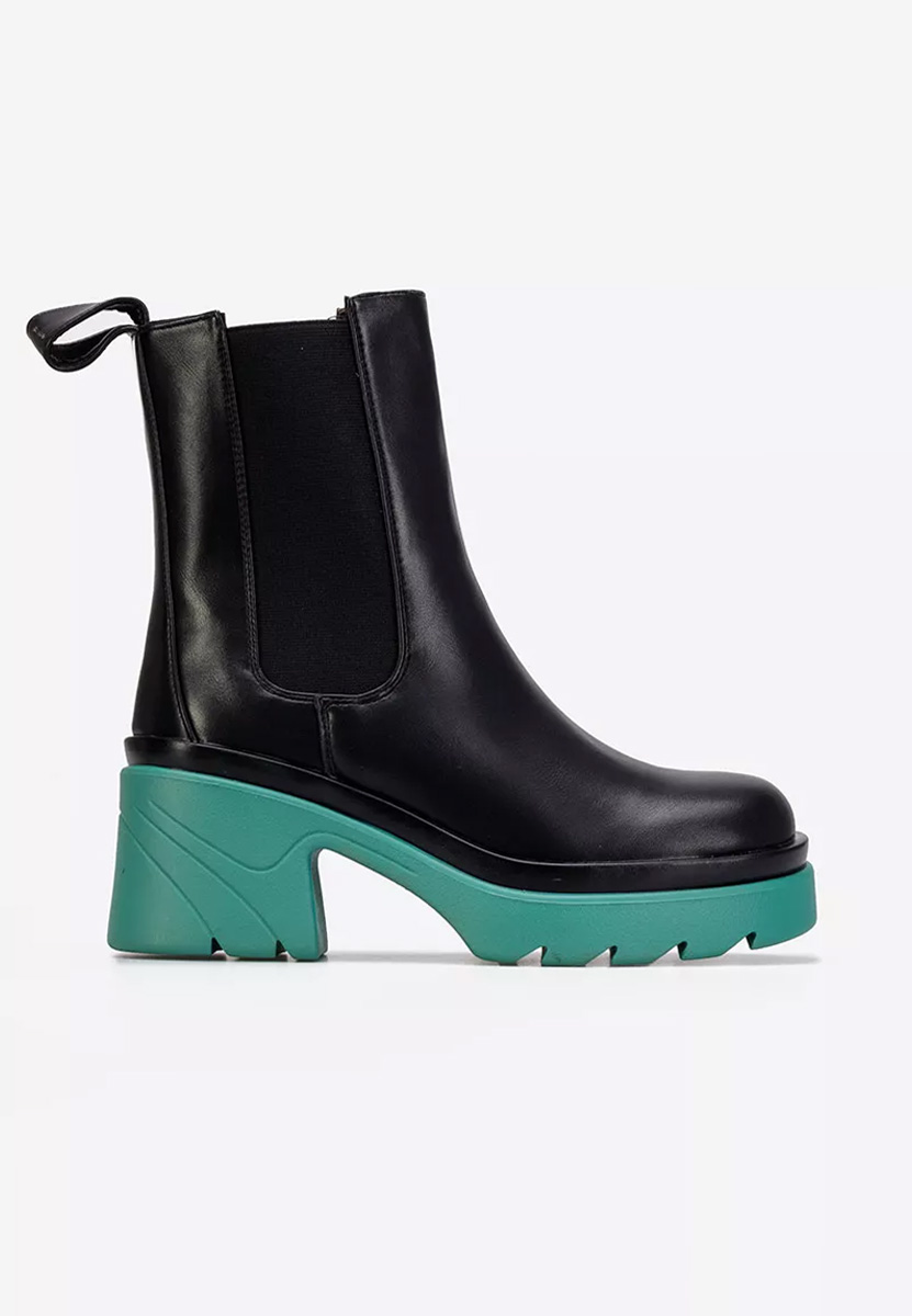Ghete chelsea dama Kaylin V3 negre