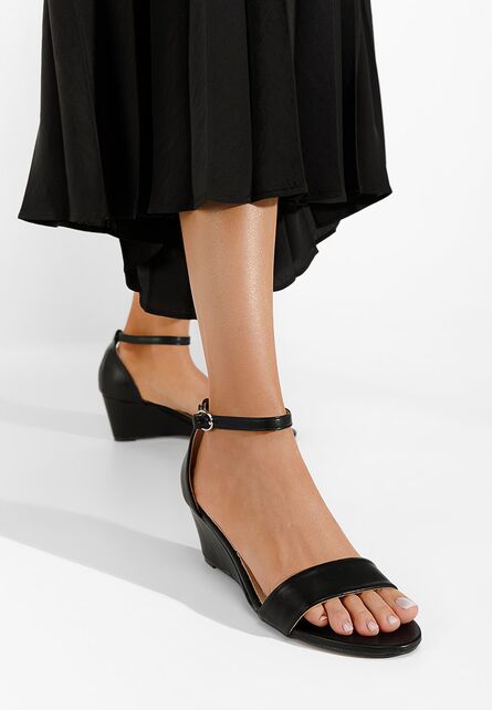 Sandale cu platforma Nalisa negre