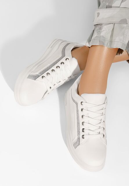 Sneakers dama Ateliana albi