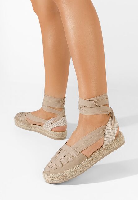 Espadrile dama Aedina kaki