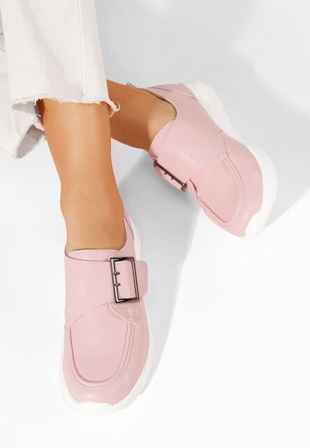 Pantofi casual dama piele Sylia roz