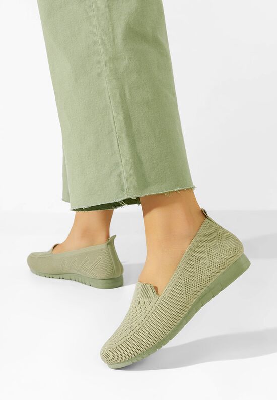 Pantofi casual damă Calianna verzi