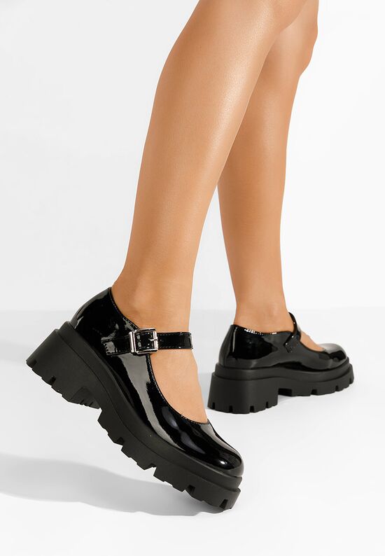Pantofi cu platformă Lucine negri